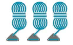 Bent Abspannleinen 3er Set Orange -Camping Welt Verkauf 251459 1777574