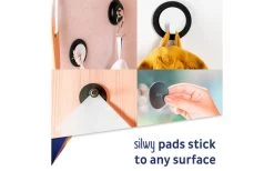 Silwy® Clever Magnethaken Inkl. Metall-Nano-Gel-Pad 5 Cm 2 Tlg. Blau 10 Silwy® Clever Magnethaken Inkl. Metall-Nano-Gel-Pad 5 Cm 2 Tlg. Blau -Camping Welt Verkauf 337217 2581250