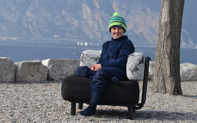 One Bar Element 1 Aufblasbarer Sessel / Sitzelement Dark Grey / Blue 7 One Bar Element 1 Aufblasbarer Sessel / Sitzelement Dark Grey / Blue – Bild 7