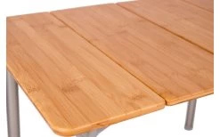 Bo-Camp Urban Outdoor Southwark Bambus-Alu Rolltisch 60 X 40 Cm