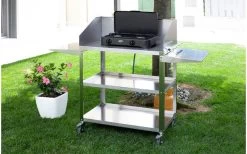 CF Parker 2-flammiger Gaskocher Ohne Zündsicherung Anthrazit