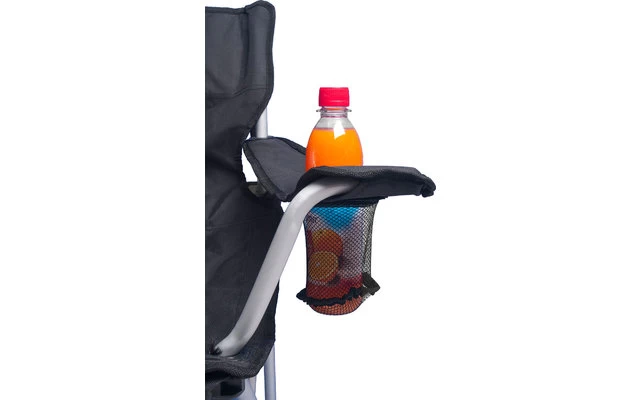 Basic Nature Travelchair Komfort Faltstuhl Schwarz 2 Basic Nature Travelchair Komfort Faltstuhl Schwarz – Bild 2