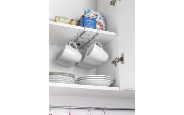 Metaltex MyMug Tassen Und Becherhalter Silber 3 Metaltex MyMug Tassen Und Becherhalter Silber – Bild 3