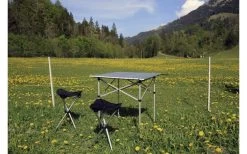 Basic Nature Travelchair Rolltisch Klein 70 X 70 Cm -Camping Welt Verkauf 504137 3331743
