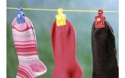 Wenko Sockenklammer Socky 7er Set 5 Wenko Sockenklammer Socky 7er Set -Camping Welt Verkauf 516533 3514190