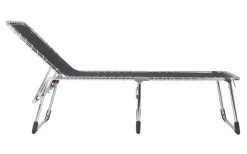 Crespo AL-364 XL Sonnenliege Dunkelgrau -Camping Welt Verkauf 516590 3420432