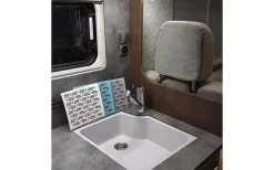 Pufz Schwedisches Geschirrtuch Wohnwagen Muster Lila -Camping Welt Verkauf 553627 3623248 3