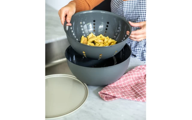 Koziol Sieb Palsby Abtropfsieb Nature Coral 1 Koziol Sieb Palsby Abtropfsieb Nature Coral