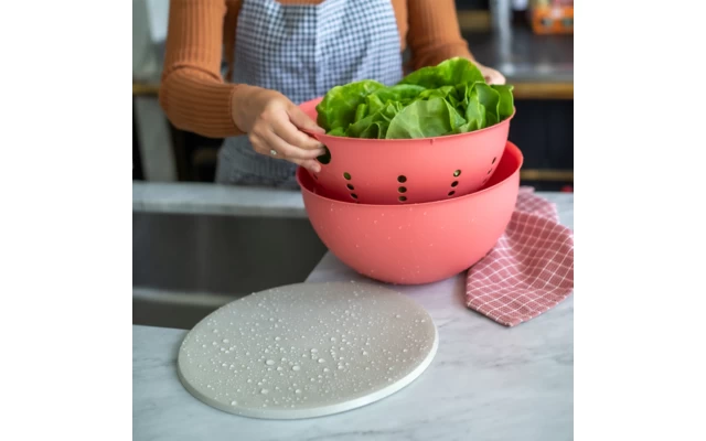 Koziol Sieb Palsby Abtropfsieb Nature Coral 3 Koziol Sieb Palsby Abtropfsieb Nature Coral – Bild 3