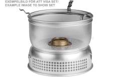 Trangia Trangiakök 27-9 UL / HA Campingkochset 3- Teilig Mit Spiritusbrenner Set 1 Grau