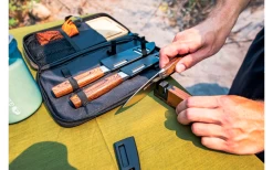 GSI Rakau Gourmet Messer Set Inklusive Schneidebrett Und Messerschärfer 7 Teilig -Camping Welt Verkauf 659277 4582197