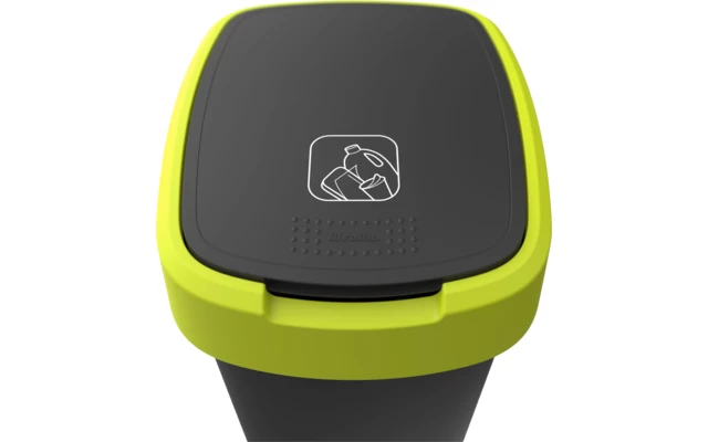 Rotho Twist Abfalleimer Mit Schwing- Und Klappdeckel 25 Liter Dunkelsilber 1 Rotho Twist Abfalleimer Mit Schwing- Und Klappdeckel 25 Liter Dunkelsilber