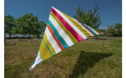 Bent Zip-Canvas Single Verbindbares Sonnensegel 250 X 250 X 250 Cm Türkis -Camping Welt Verkauf 691805 4862594