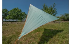 Bent Zip-Canvas Single Verbindbares Sonnensegel 250 X 250 X 250 Cm Türkis -Camping Welt Verkauf 692585 5021555