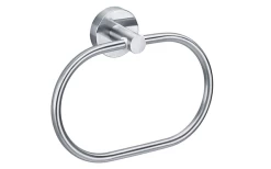 Tesa Moon Handtuchring Edelstahloptik