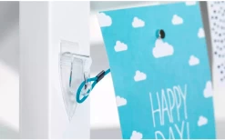 Tesa Powerstrips Selbstklebender Deko Haken Transparent 5 Stück Small